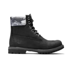 Premium Waterproof Boot de 15 cm “Nubuck Preto Nublado”