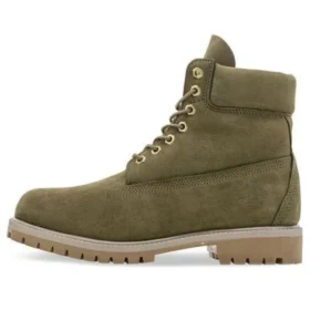 Premium Waterproof Boot de 15 cm “Olive Nubuck”