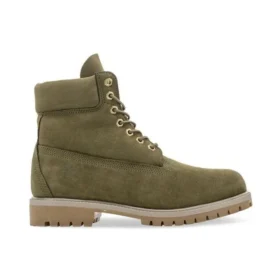 Premium Waterproof Boot de 15 cm “Olive Nubuck”
