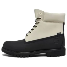 Premium Waterproof Boot de 15 cm “Preto e Branco”