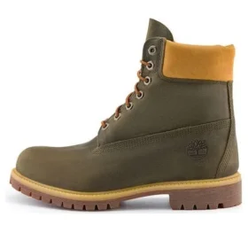 Premium Waterproof Boot de 15 cm “Verde-oliva Amarelo”