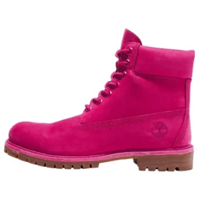 Premium Waterproof Boot de 6-Inch “50.º Aniversário Rosa Escuro”