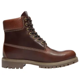 Premium Waterproof Boot de 6 polegadas “Castanho Full Grain Preto”