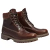 Premium Waterproof Boot de 6 polegadas “Castanho Full Grain Preto”