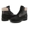 Premium Waterproof Boot de Corte Largo “Nubuck Preto com Rosa”