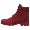 Premium Waterproof Boot Heritage de 6 polegadas “Nubuck Vermelho Escuro”