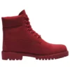 Premium Waterproof Boot Heritage de 6 polegadas “Nubuck Vermelho Escuro”