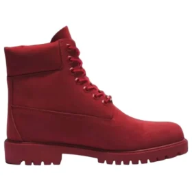Premium Waterproof Boot Heritage de 6 polegadas “Nubuck Vermelho Escuro”