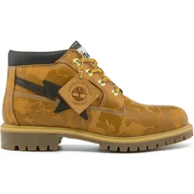 Premium Waterproof Boot Timberland x BAPE Nelson “Trigo e Chocolate”