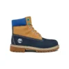 Premium Waterproof Boots de 15 cm “Wheat Blue Navy”