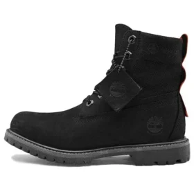 ReBOTL 6-Inch Boot de 15 cm com corte largo “Nubuck Preto”