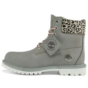 Safari Cheetah 6-Inch Boot “Cinza e Estampado de Chita”