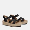 Sandálias femininas Santorini Sun com tira traseira Sandálias femininas Santorini Sun com tira traseira