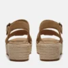 Sandálias femininas Santorini Sun com tira traseira Sandálias femininas Santorini Sun com tira traseira