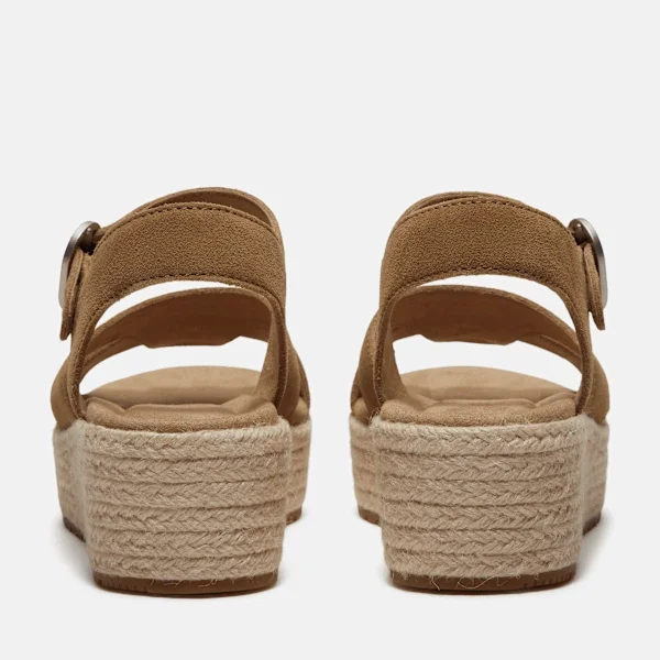 Sandálias femininas Santorini Sun com tira traseira Sandálias femininas Santorini Sun com tira traseira