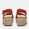 Sandálias femininas Santorini Sun com tira traseira Sandálias femininas Santorini Sun com tira traseira