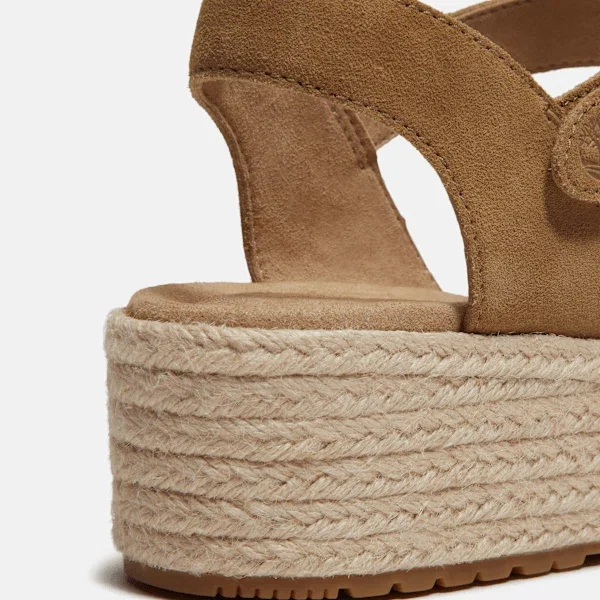 Sandálias femininas Santorini Sun com tira traseira Sandálias femininas Santorini Sun com tira traseira
