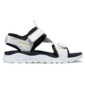 Sandálias Ripcord com Duas Tiras “Branco Preto”