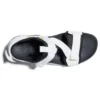 Sandálias Ripcord com Duas Tiras “Branco Preto”
