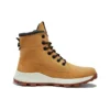 Sapatilha Brooklyn Side Zip com zíper lateral e corte largo “Trigo Nubuck”