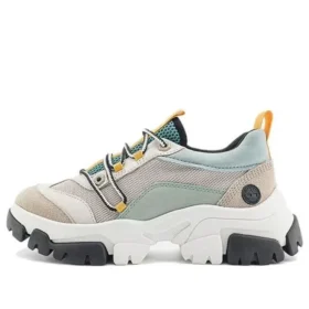 Sapatilhas Adley Way “Nubuck Branco e Cinza”