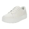 Sapatilhas de cano baixo com atacadores “White Full Grain”