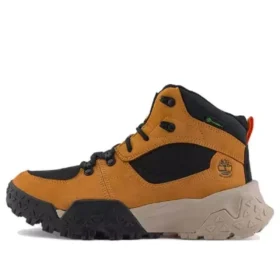 Sapatos de caminhada impermeáveis com atacadores Motion Scramble Mid “Nubuck Trigo”
