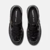 Sapatos femininos de plataforma com fivela em couro envernizado Stone Street Sapatos femininos de plataforma com fivela em couro envernizado Stone Street