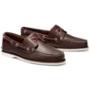Sapatos náuticos clássicos de dois ilhós “Castanho”