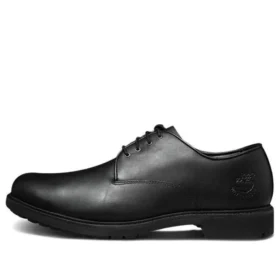 Sapatos Oxford Earthkeepers Stormbuck de biqueira lisa “Preto de grão integral”