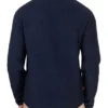 Sweatshirt com logótipo em malha polar e bolsos “Navy”