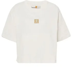 T-shirt com logótipo “Branco”