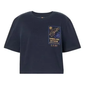 T-shirt curto “Marinho”