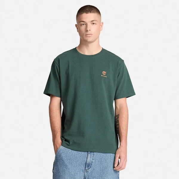 T-shirt de algodão estampada Timberland® X Beams T-shirt de algodão estampada Timberland® X Beams