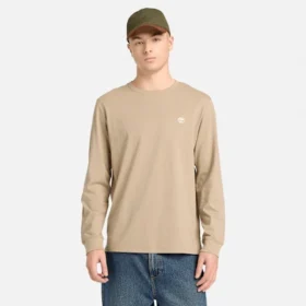 T-shirt de manga comprida Oyster River para homem