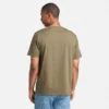 T-shirt de manga curta com logótipo empilhado