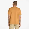 T-shirt de manga curta com logótipo empilhado