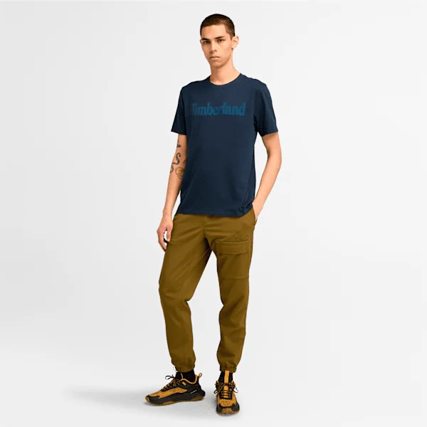 T-shirt de manga curta masculina Northwood com logotipo em letras T-shirt de manga curta masculina Northwood com logotipo em letras