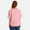 T-shirt de manga curta às riscas para mulher T-shirt de manga curta às riscas para mulher