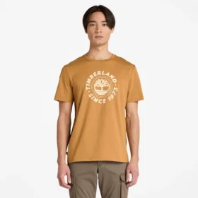 T-shirt masculina de manga curta com estampado