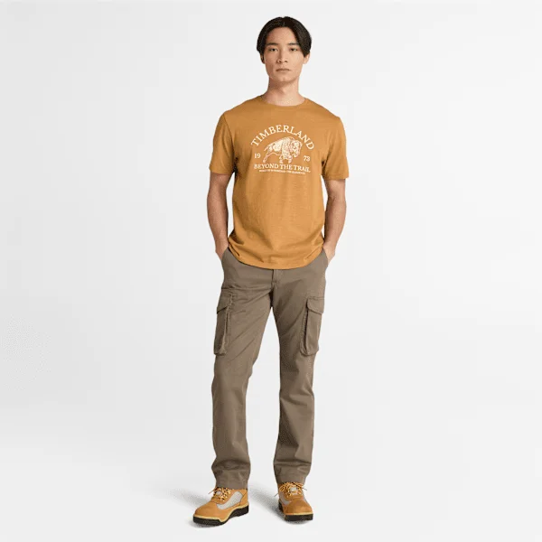 T-shirt masculina de manga curta com estampado T-shirt masculina de manga curta com estampado
