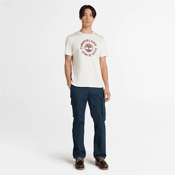 T-shirt masculina de manga curta com estampado T-shirt masculina de manga curta com estampado