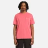 T-shirt masculina Merrymack River com bolso no peito e tingida na peça T-shirt masculina Merrymack River com bolso no peito e tingida na peça