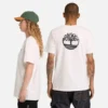 T-shirts com logótipo na frente e nas costas