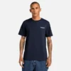 T-shirts com logótipo na frente e nas costas