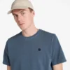 T-shirts de manga curta tingidas Dunstan River para homens