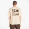 T-shirts masculinas Timberland® Brand Carrier com slogan e estampa nas costas