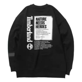 Timberland Back com logótipo grande impresso, Preto