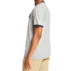 Timberland Camisa de manga curta cinzenta com logótipo e gola em blocos de cor