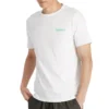 Timberland Camiseta de manga curta com gola redonda e estampa nas costas Branco